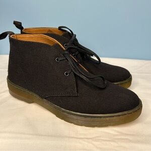 Dr. Martens Mayport Twill Canvas in Black size 8